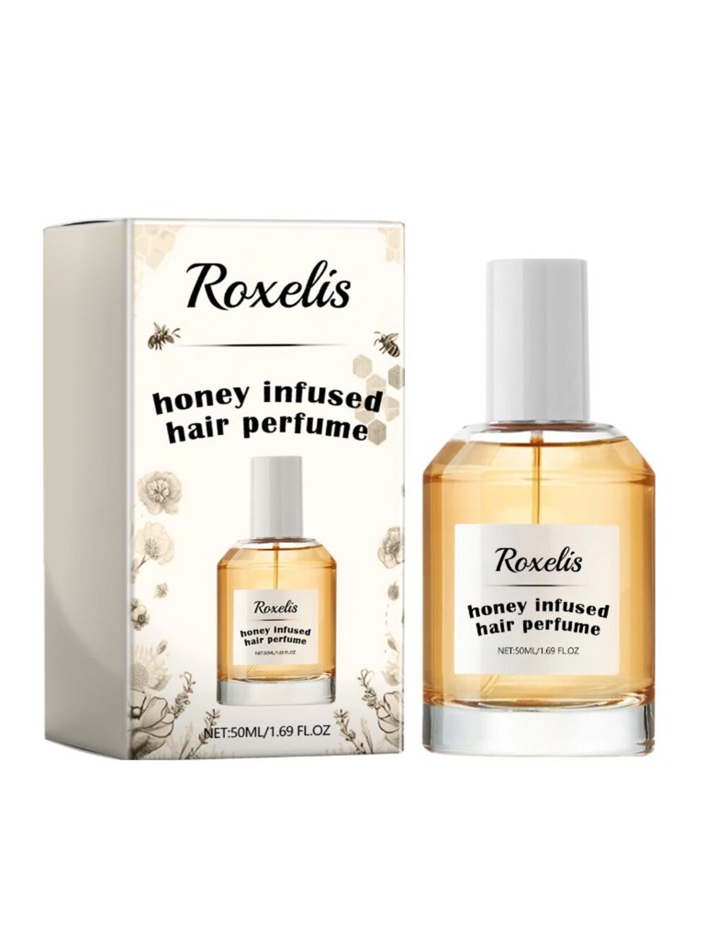Honey Infused Hair Perfume, Hair Care Fragrance Nourishes And Restores Dry Hair